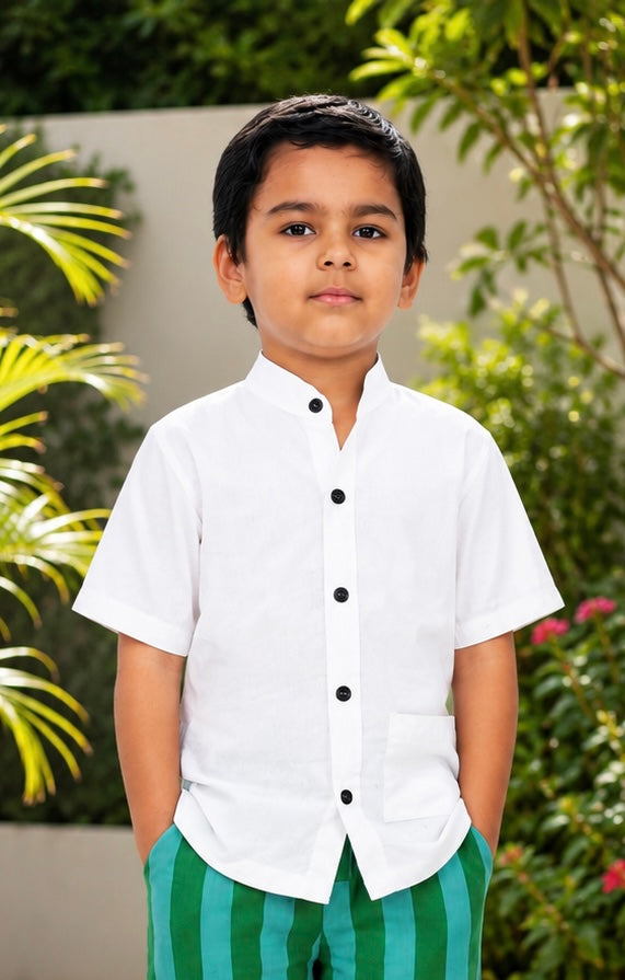 Classic White Cotton Shirt