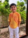 Rang Kurta Shirt- Yellow/Orange