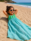 Sunny Tides Maxi- Green/Blue