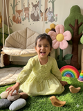 3 little bow dress- Mint Green
