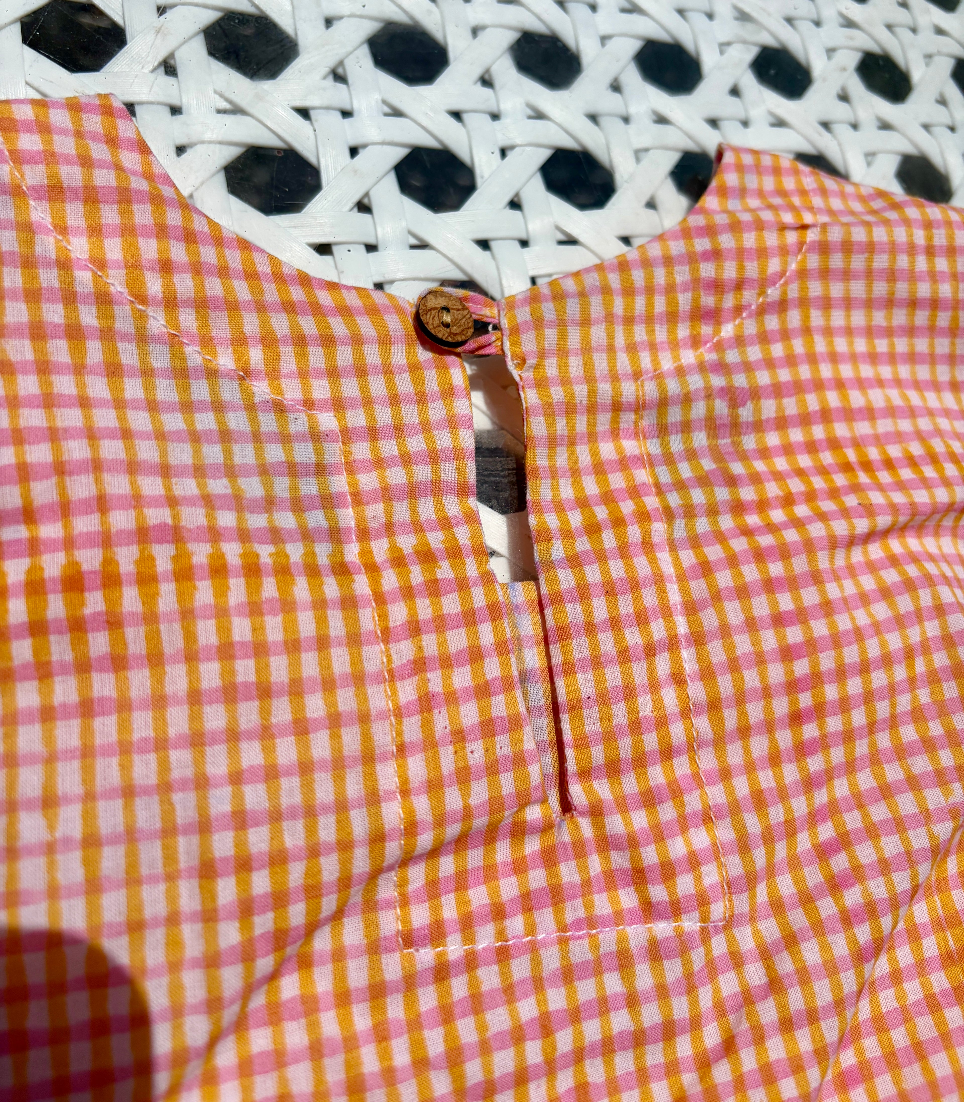 Honey Gingham Top