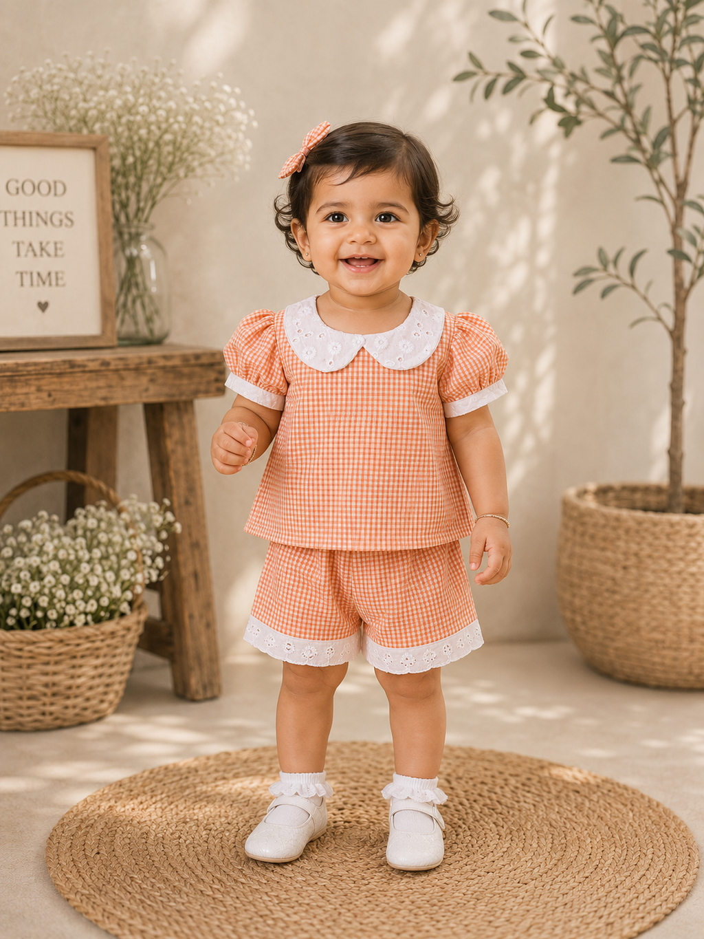 Honey Gingham Set