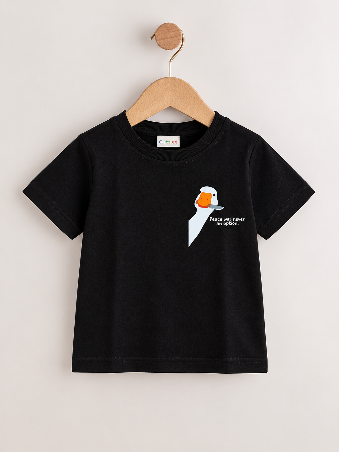 Peace Was Never an Option — Unisex Cotton T-Shirt