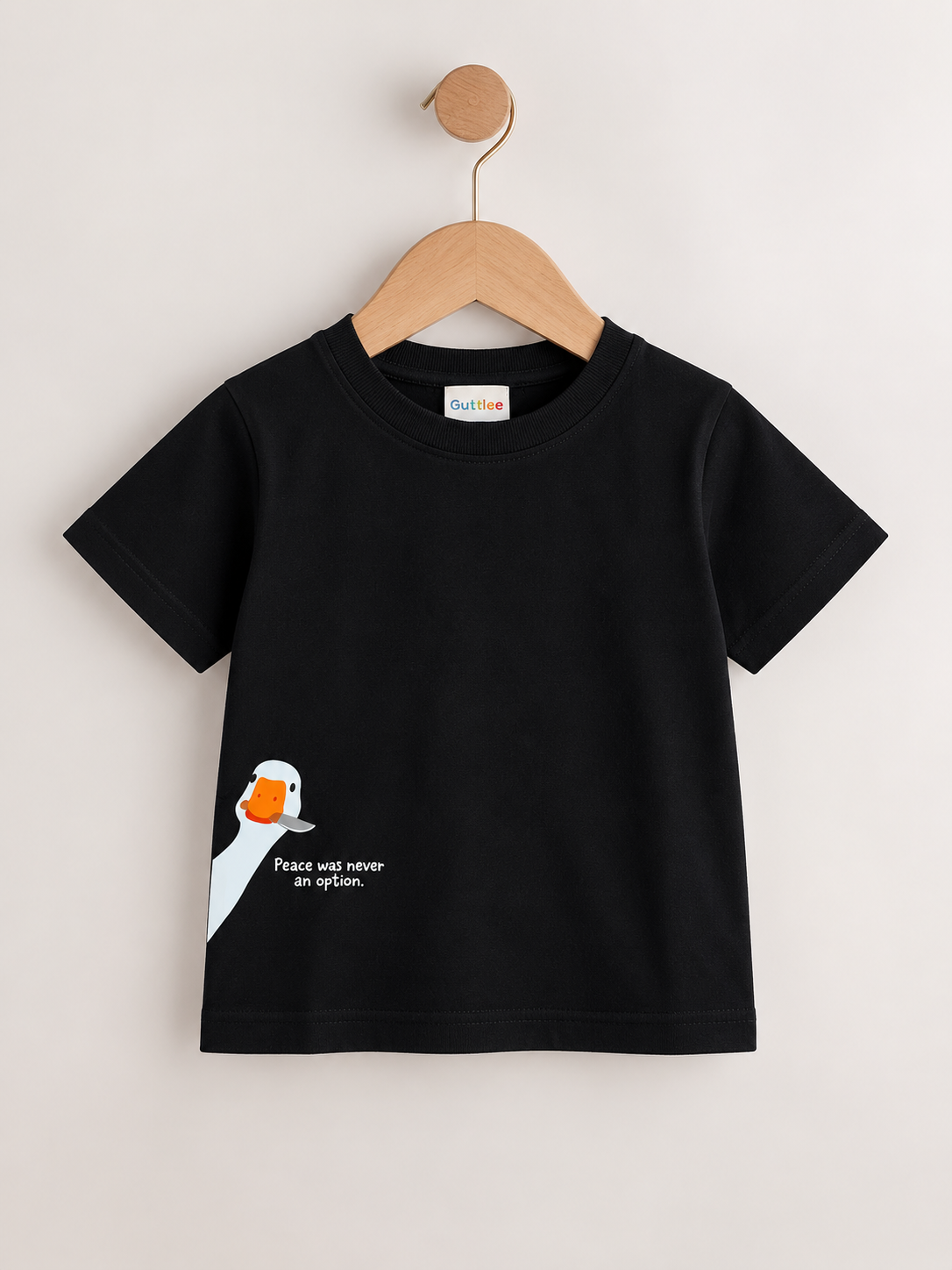 Peace Was Never an Option — Unisex Cotton T-Shirt