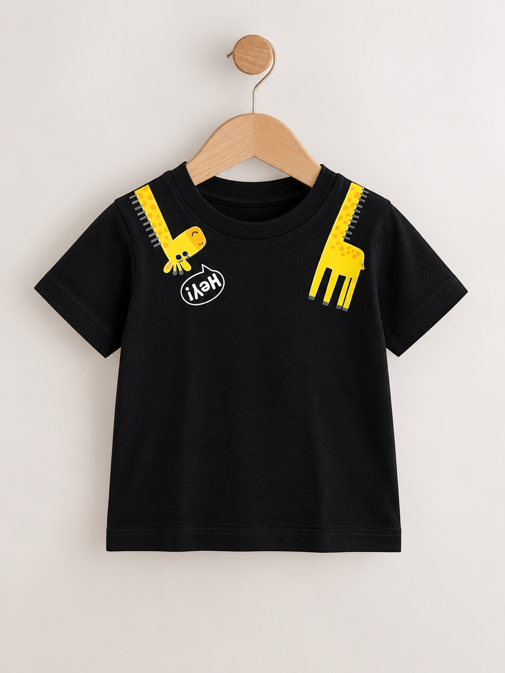 Giraffe Peek — Unisex T-Shirt