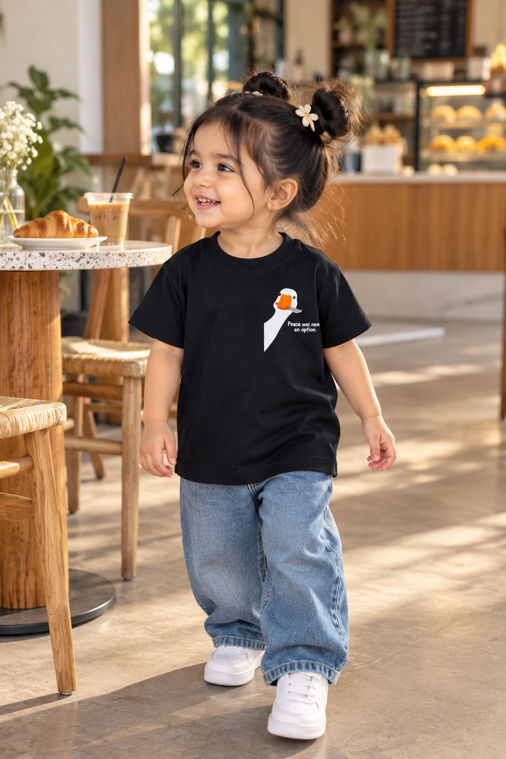 Peace Was Never an Option — Unisex Cotton T-Shirt