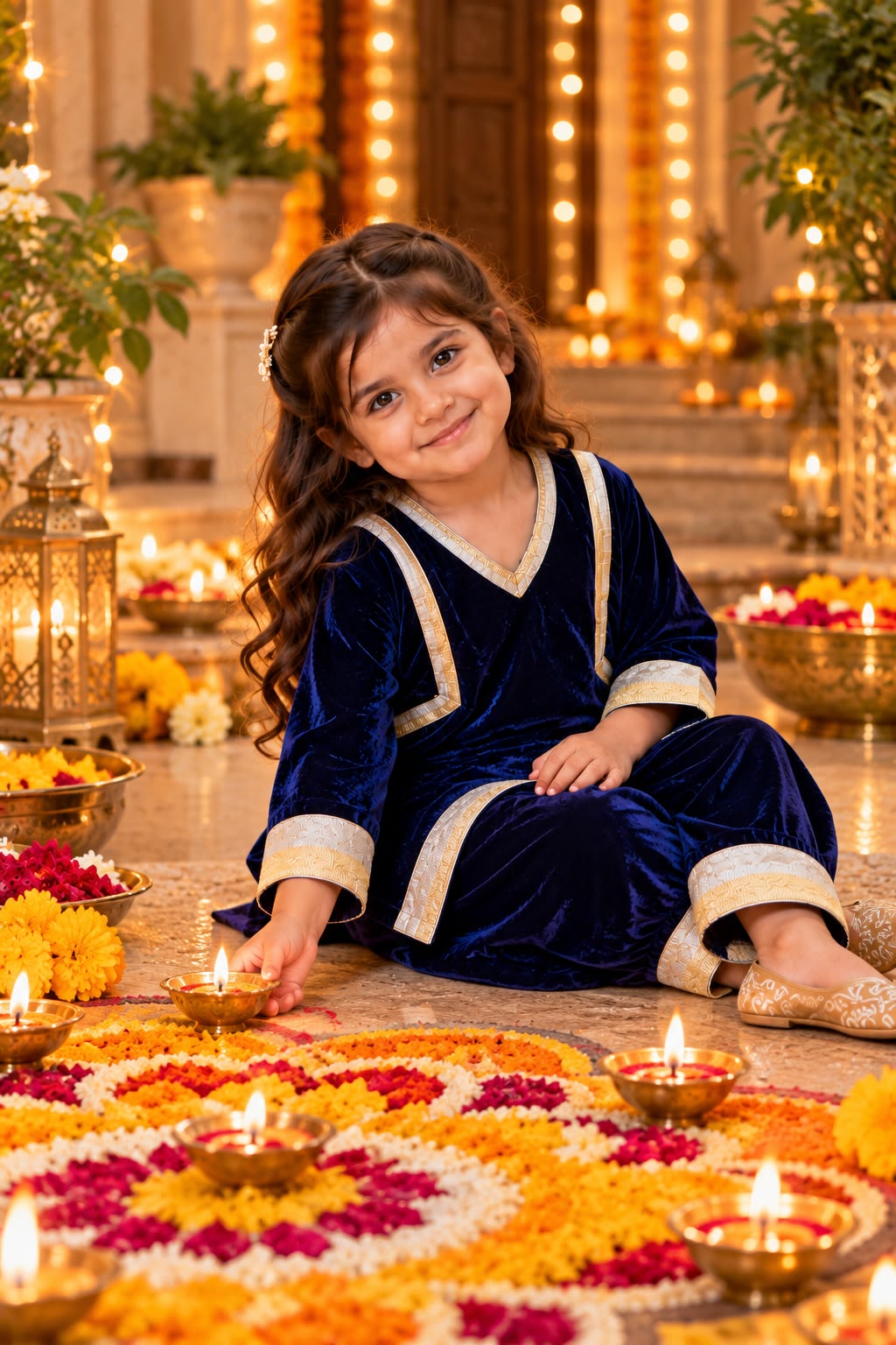 Zariya Velvet Festive Set