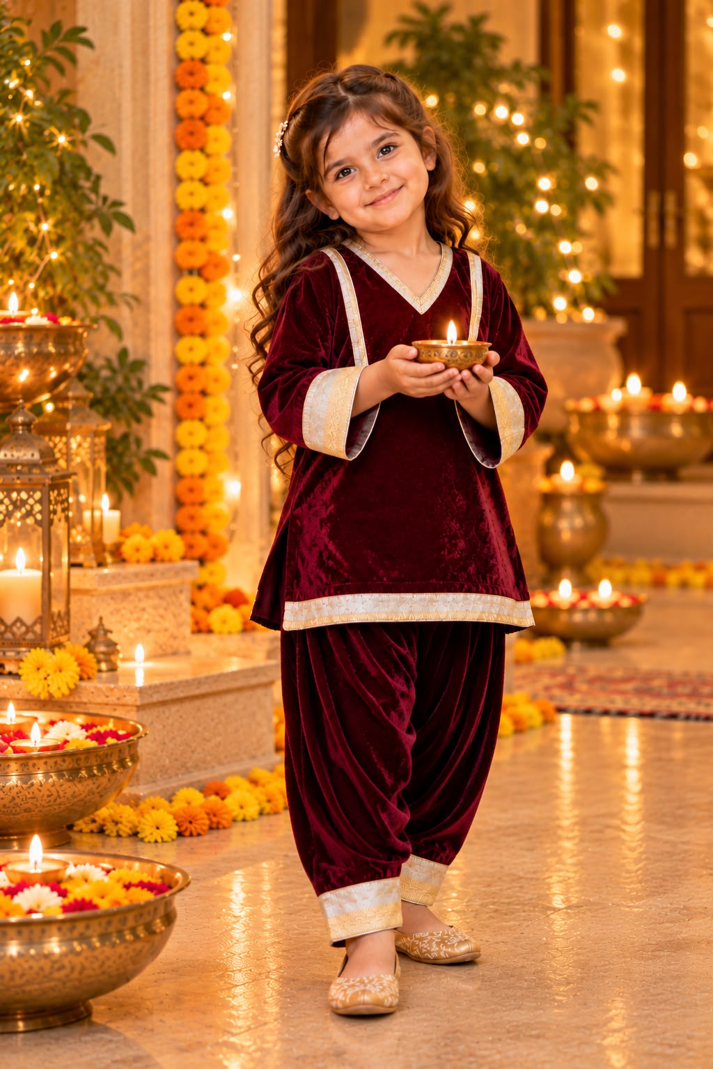 Zariya Velvet Festive Set